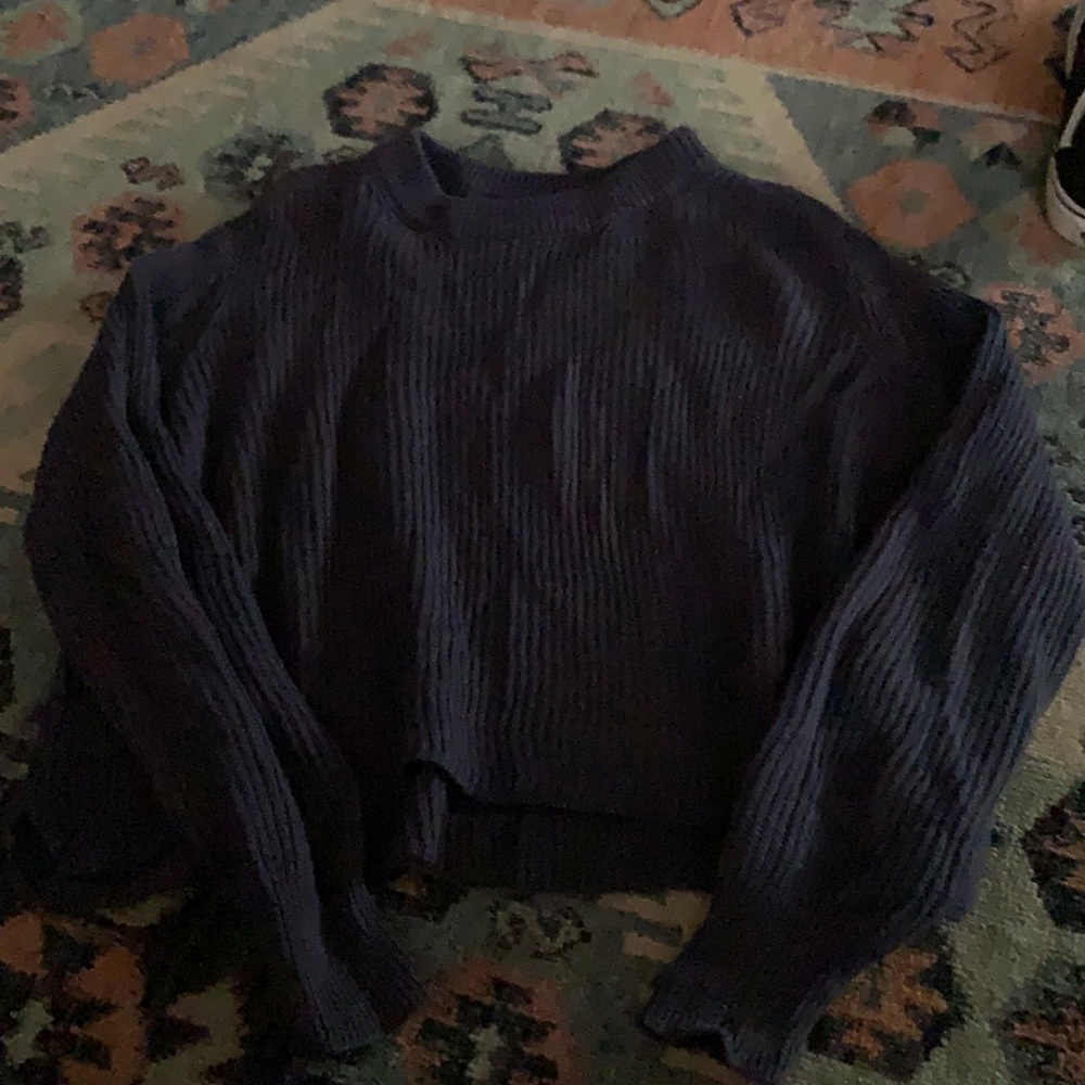 Long sleeve Sweat shirt crop top xs cotton on